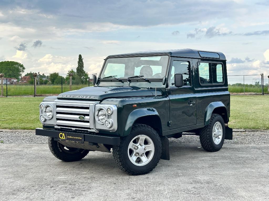 Land Rover DEFENDER 90 2.4 Lichte vracht SLECHTS 113.000KM, Auto's, 90 kW, Stof, Zwart, 4 cilinders