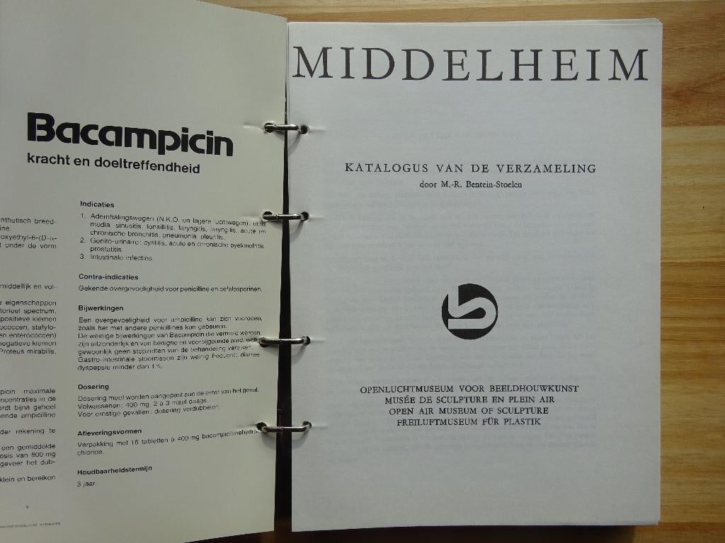 Middelheim / catalogus van de verzameling, 1970, Enlèvement ou Envoi, Bentien-Stoelen, Comme neuf, Sculpture