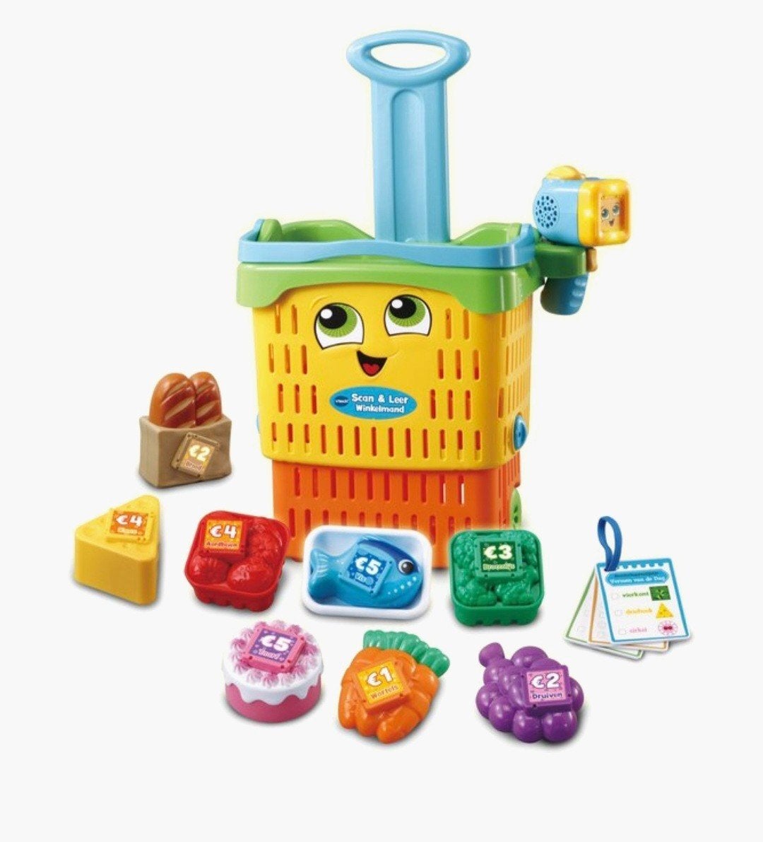 Vtech scan en leer winkelmand, Ophalen