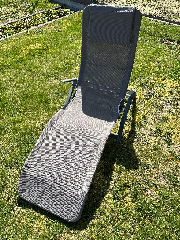 Ligstoel, Jardin & Terrasse, Chaises longues, Enlèvement, Utilisé, Textilène