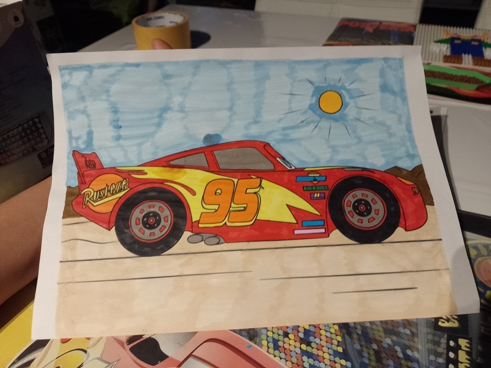 Cars handgemaakte kunst met speciale stift‍(te ruil)🧑‍🎨✅👍, Ophalen