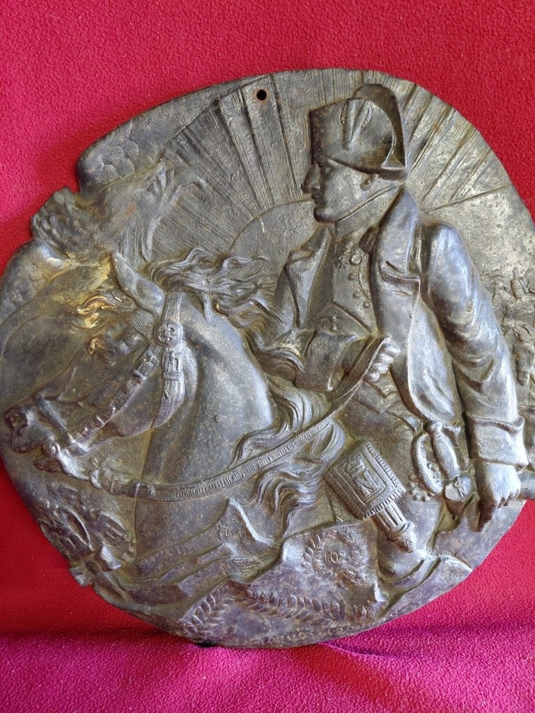 Gietijzeren beeld van Napoleon, Antiek en Kunst, Ophalen, Beeld