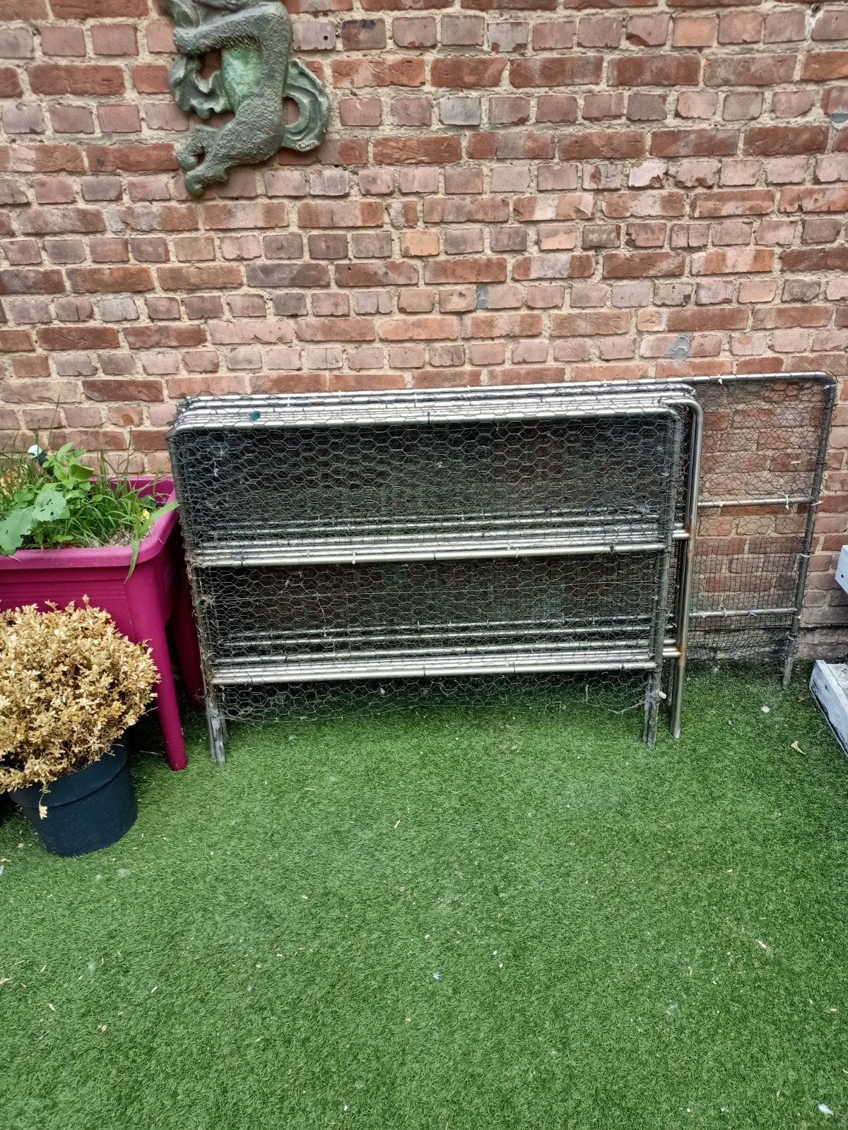 RVS hekken zie foto's, Tuin en Terras, Ophalen, Rvs