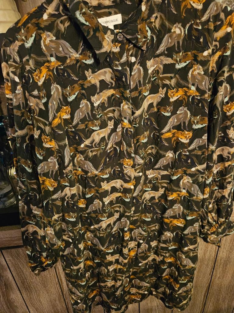 Te koop kleedje, Kleding | Dames, Bruin, Terre Bleue, Maat 42/44 (L), Ophalen of Verzenden