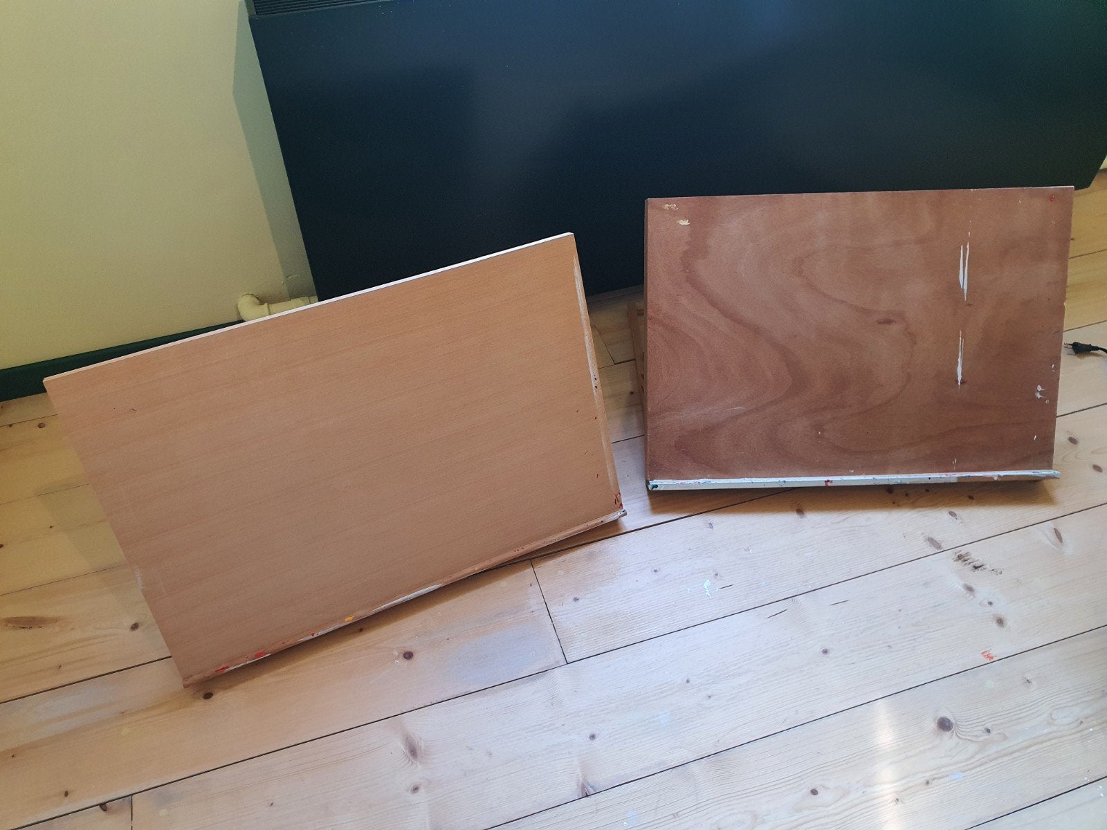 Tafel schildersezels, Ophalen