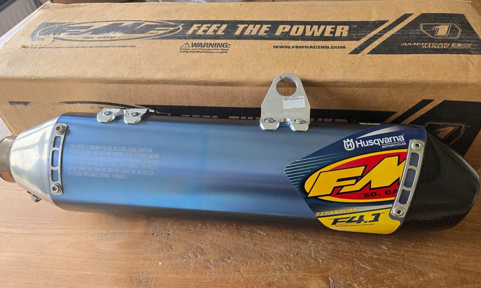FMF Factory 4.1 RCT EXCLUSIVE Titanium 701 700 690, Ophalen of Verzenden