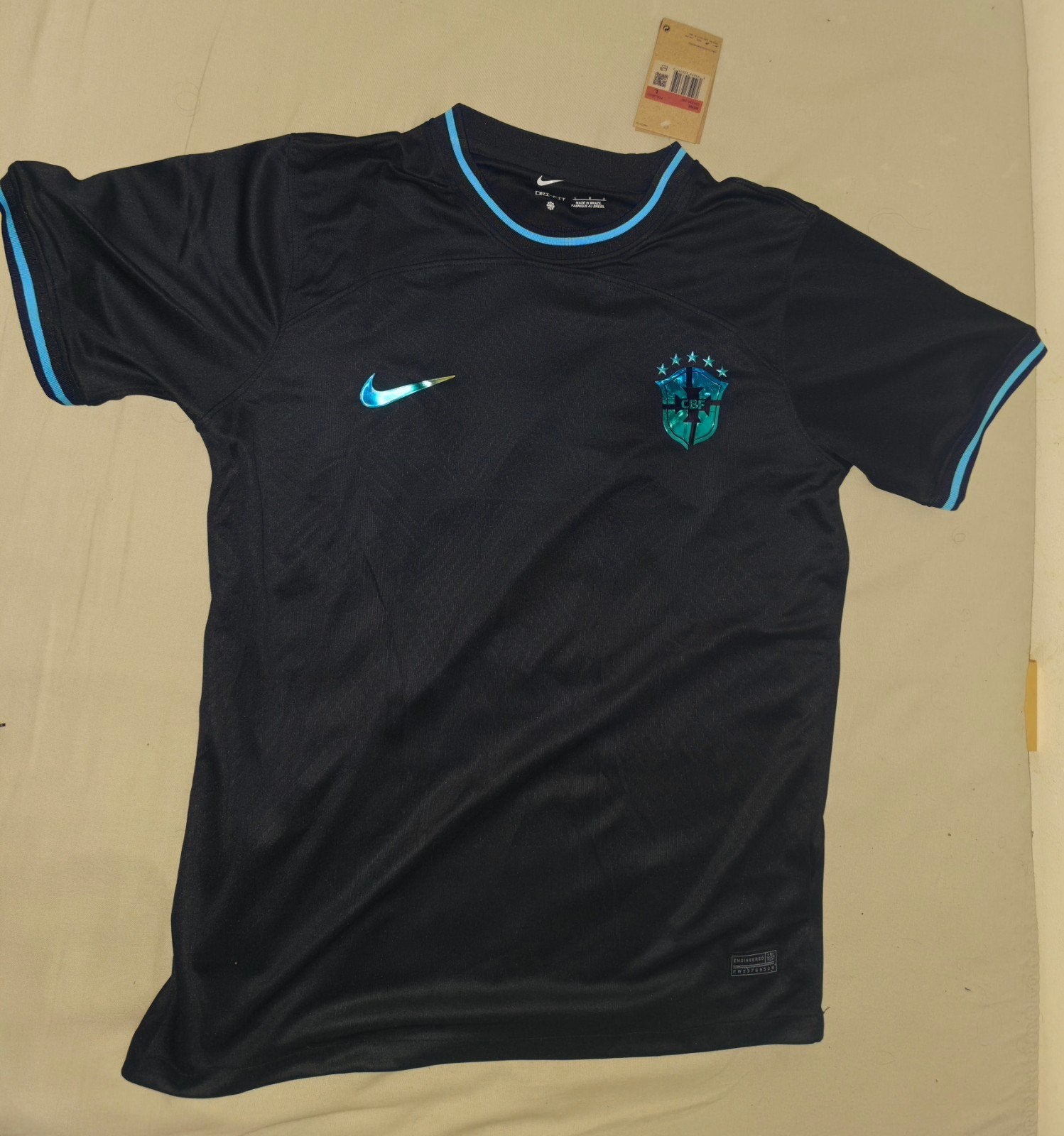 Maillot Brésil Noir Édition Spéciale Concept - Neuf avec Éti, Kleding | Heren, Maat 52/54 (L), Zwart, Nike, Nieuw