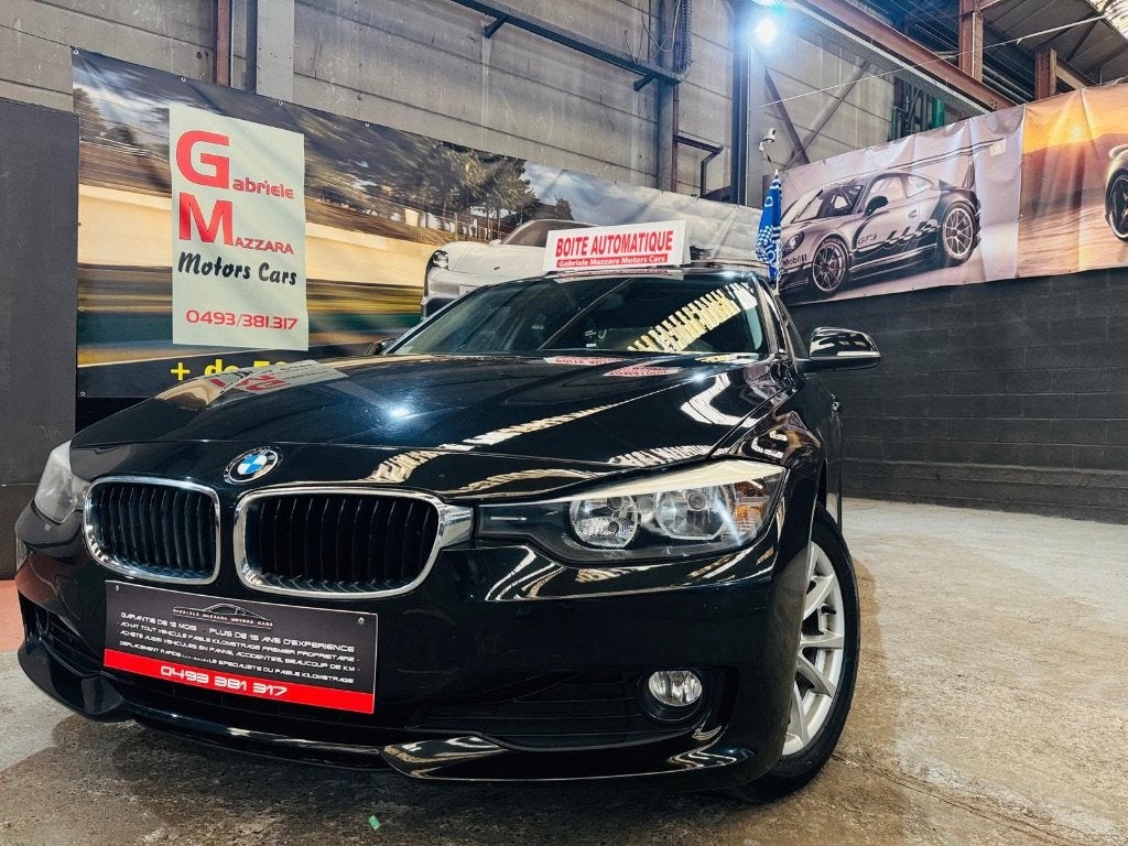 BMW 320DA X-Drive Cuir GPS Airco, Cuir, 4 portes, Entreprise, Garantie prolongée