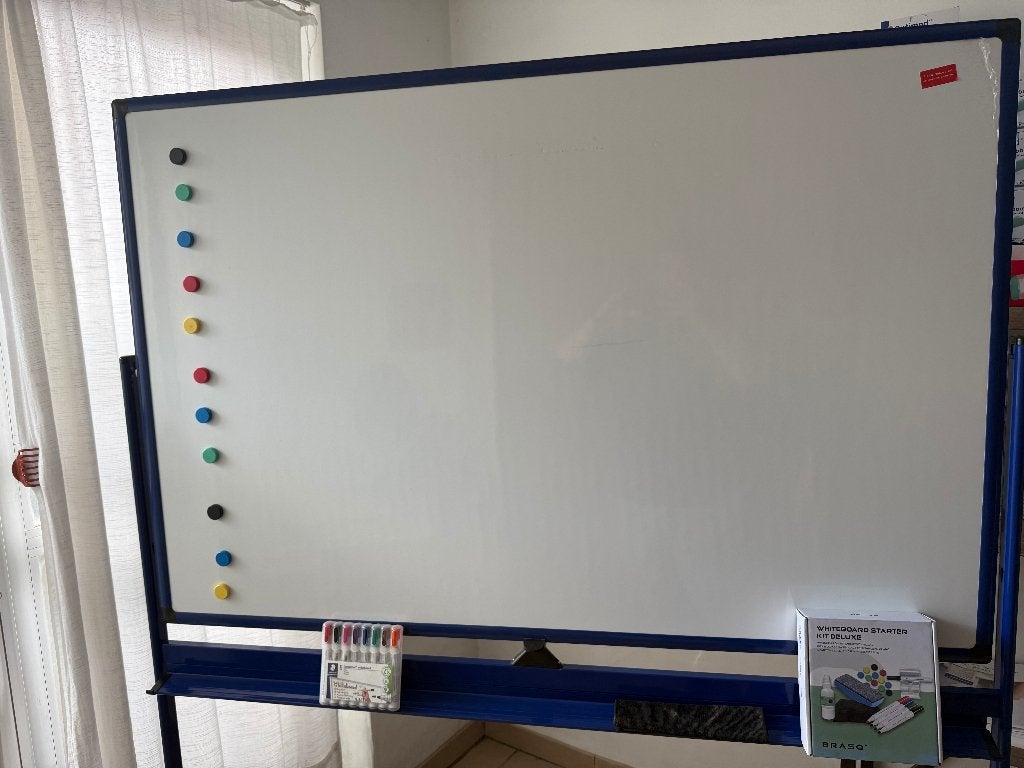 Whiteboard zo goed als nieuw, Ophalen, Mobiel, Zo goed als nieuw, Whiteboard