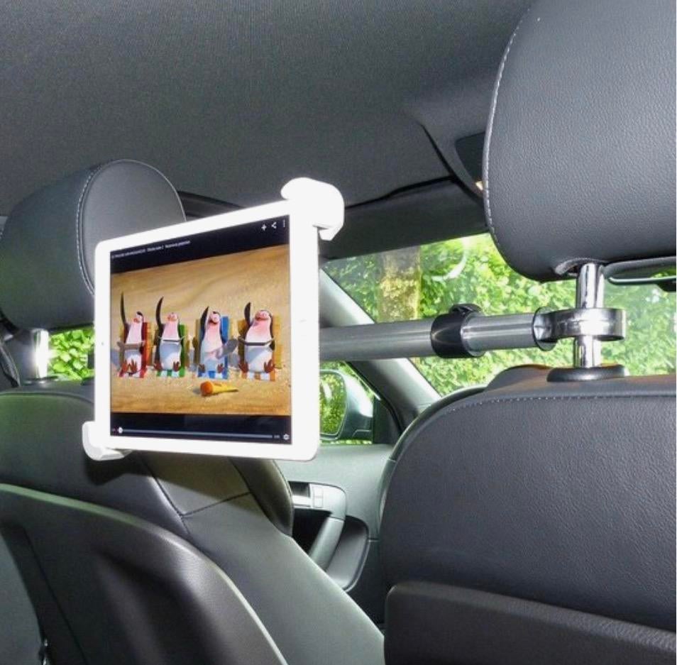 Universele centrale tablet houder auto hoofdsteun, Ophalen, Zo goed als nieuw