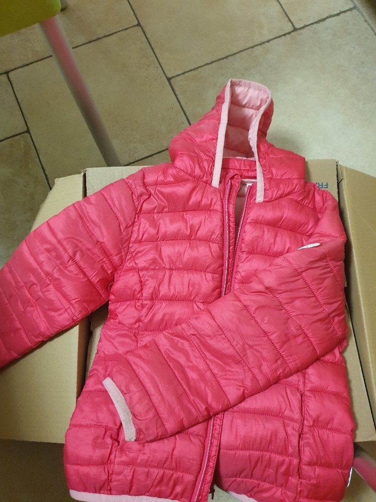 Veste mi-saison rose 8ans/128cm, Enfants & Bébés, Okaidi, Enlèvement, Utilisé, Fille