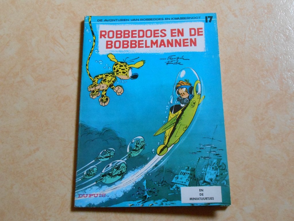 Robbedoes en Kwabbernoot 17 Robbedoes en de Bobbelmannen, Boeken, Eén stripboek, Ophalen of Verzenden, Zo goed als nieuw, André Franquin
