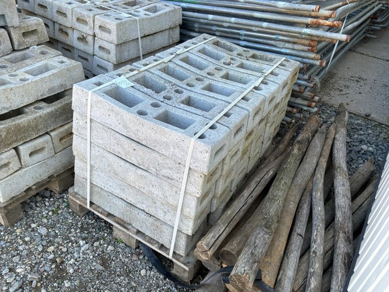 Pied de barrière de chantier en béton (29x)