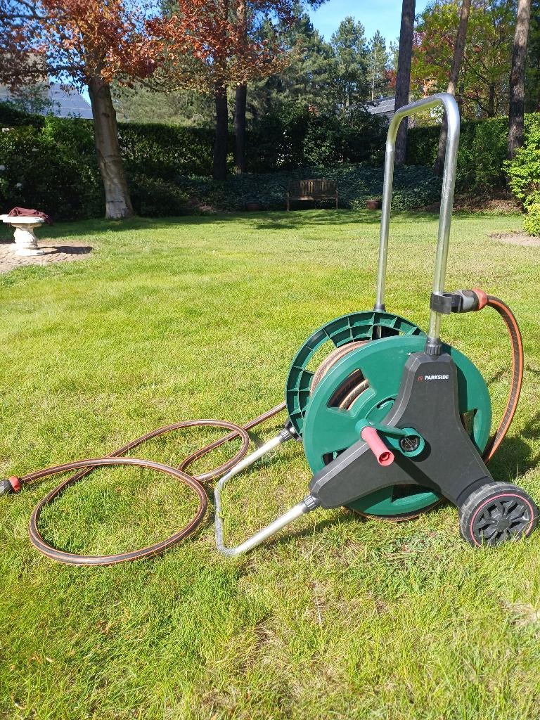 TUINHASPEL Parkside, Ophalen, Zo goed als nieuw, Tuinslang