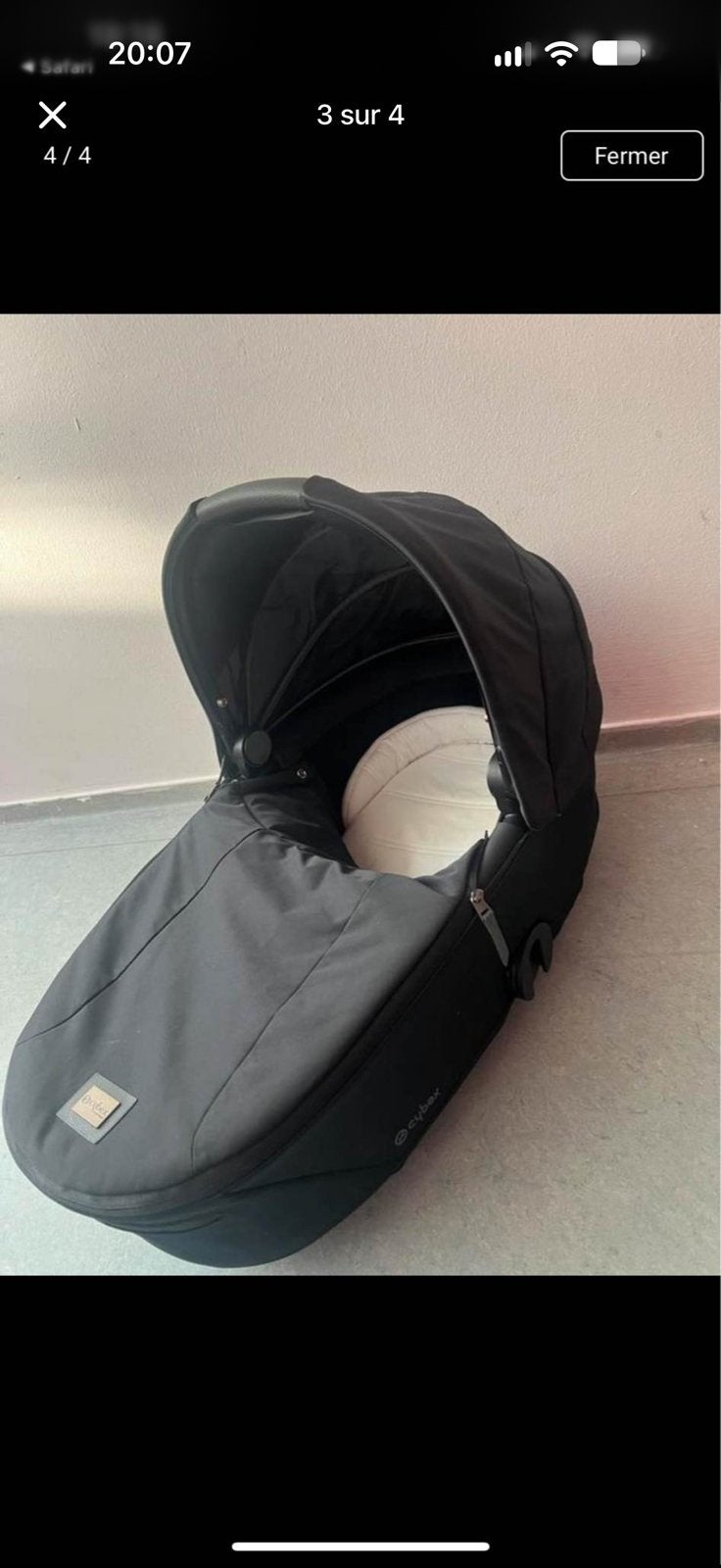 Landeau cybex, Enfants & Bébés, Enlèvement, Comme neuf