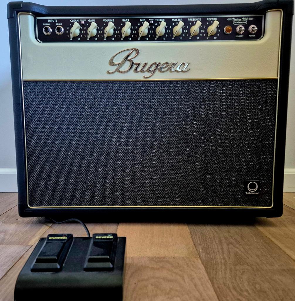 Ampli à lampes Bugera V22 Infinium, Musique & Instruments, Amplis | Basse & Guitare, Comme neuf, Guitare, Moins de 50 watts, Enlèvement