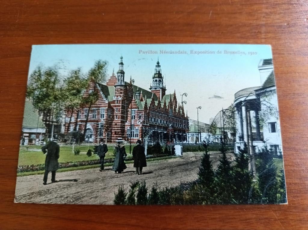 Wereldtentoonstelling Brussel 1910 Nederlands paviljoen, Ophalen of Verzenden