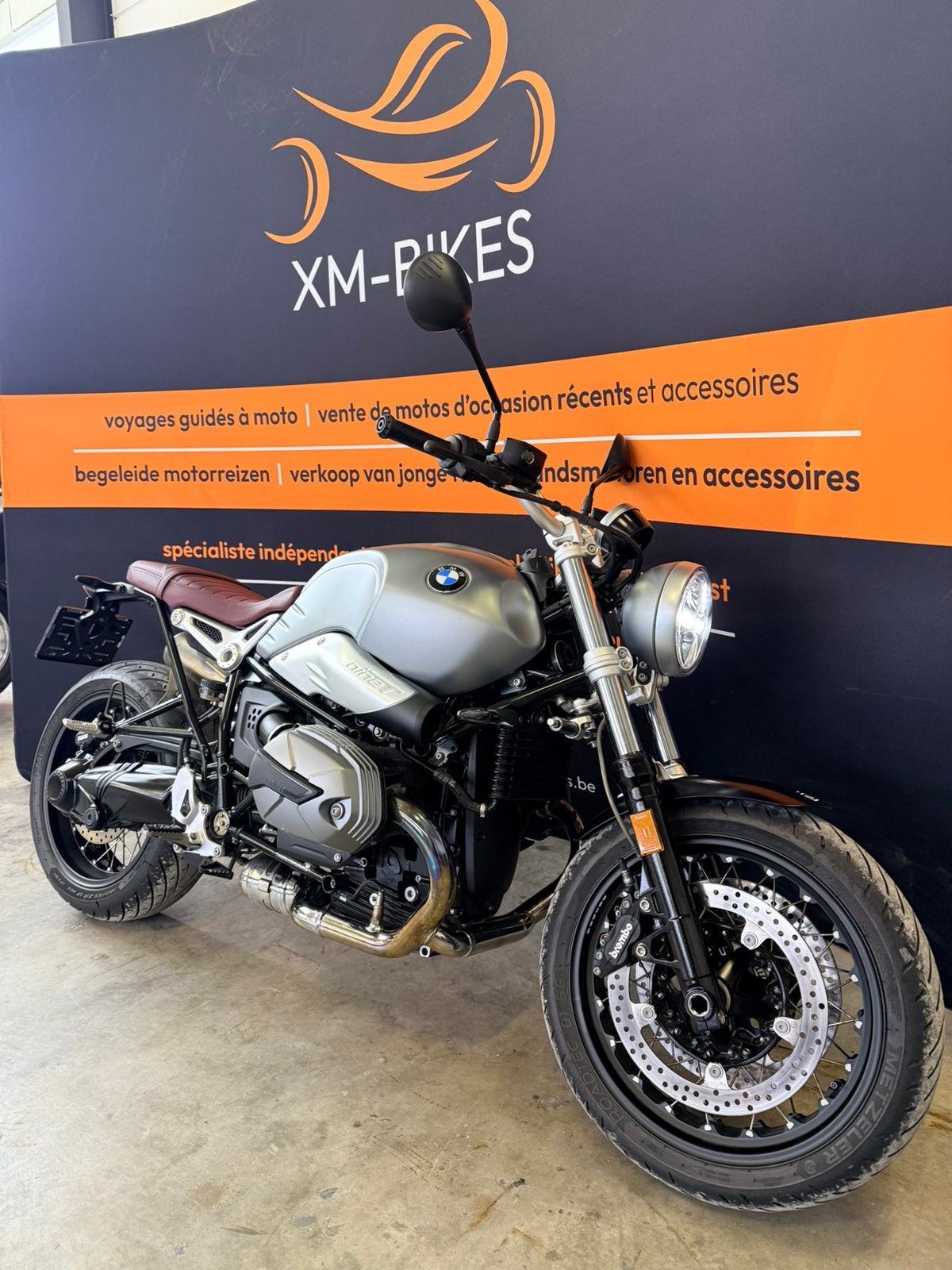 BMW R Nine T Scrambler 2024, Permis Moto A, Entreprise, Plus de 35 kW, Poignées chauffantes
