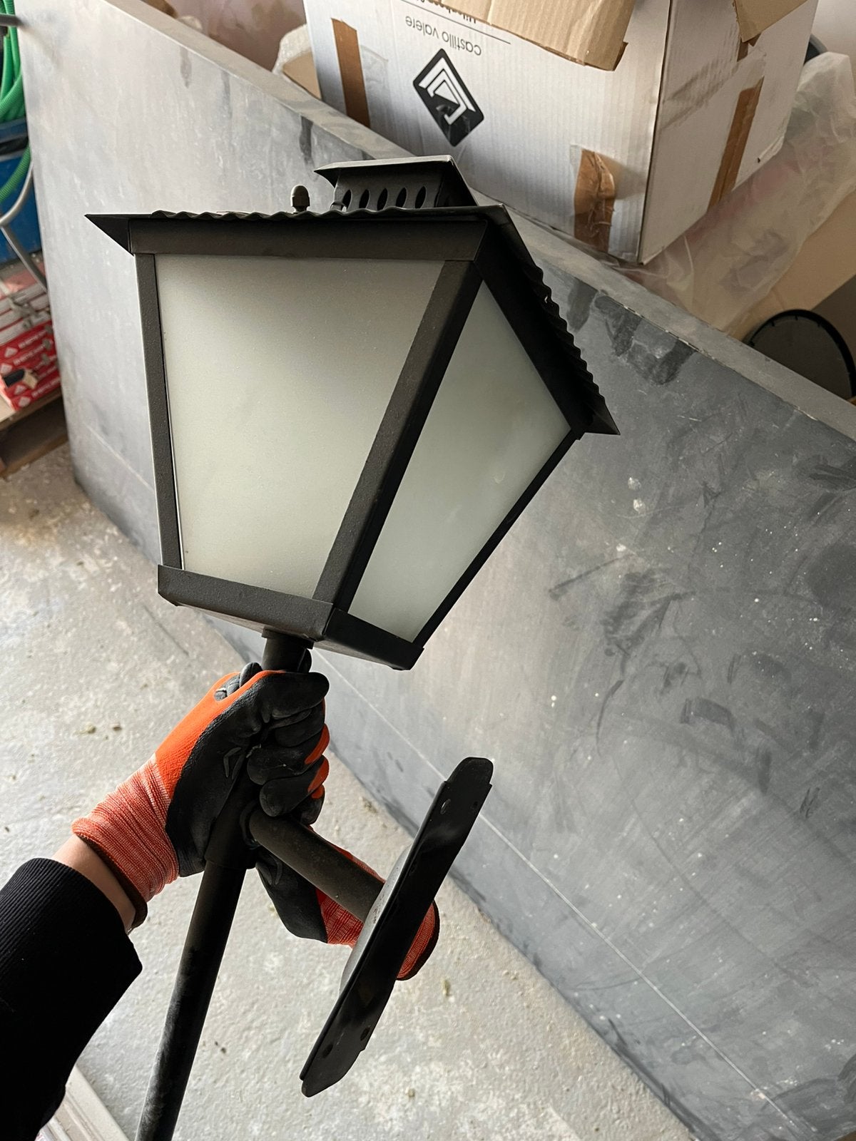GESMEDE WANDLAMP, Huis en Inrichting, Lampen | Wandlampen, Ophalen, Zwart, Nieuw, Wandlamp
