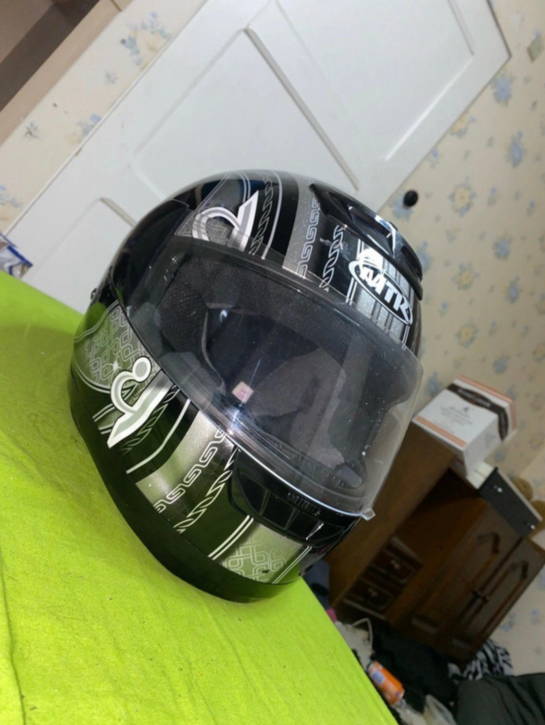 Brommer helm, Motoren, XS, Overige typen, Tweedehands, Ophalen