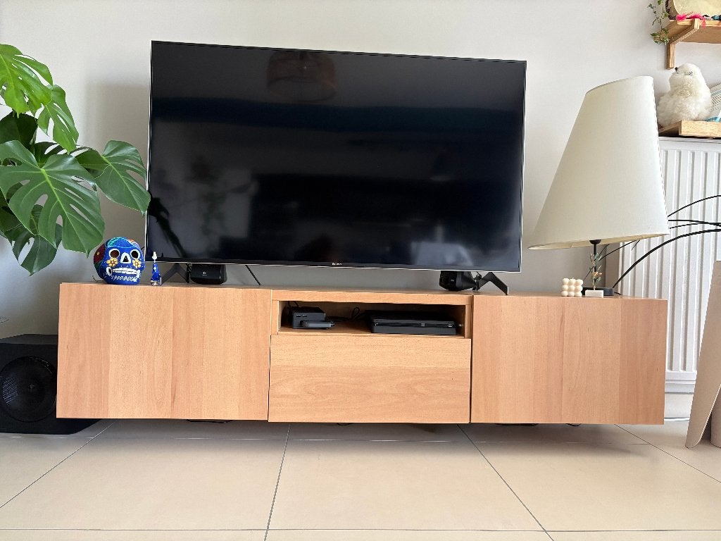 Meuble Tv 180cm Ikea Besta, Maison & Meubles, 25 à 50 cm, Moins de 100 cm, 150 à 200 cm, Synthétique
