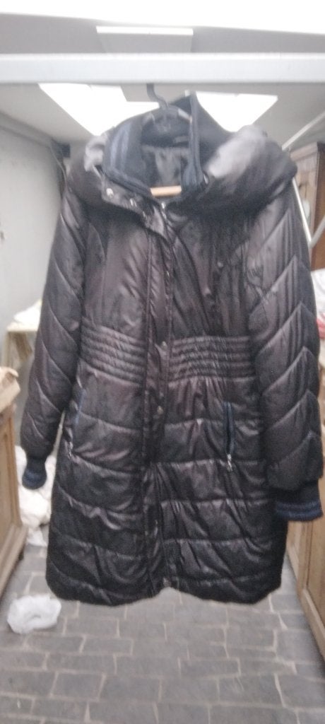 Desigual zwarte jas, Kleding | Dames, Zwart, Maat 42/44 (L), Ophalen of Verzenden, Zo goed als nieuw