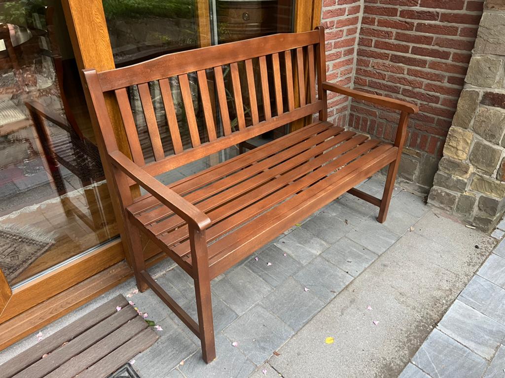 Banc de jardin en bois, Enlèvement, Comme neuf