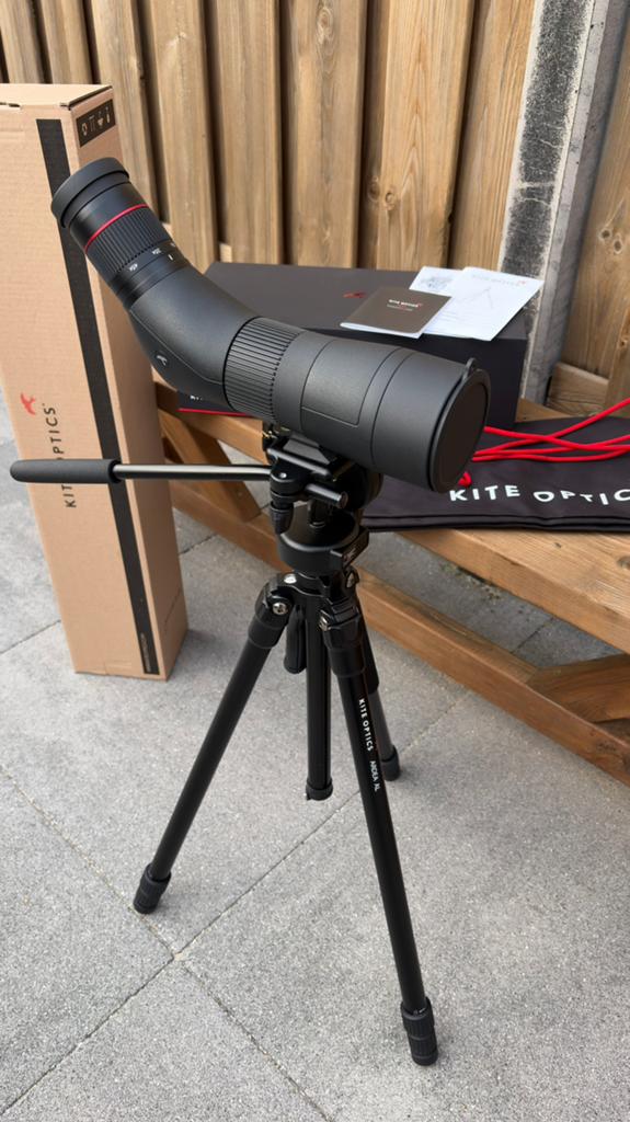 Kite Optics telescoop + statief, Audio, Tv en Foto, Optische apparatuur | Telescopen, Ophalen, Zo goed als nieuw