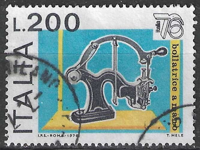 Italie 1976 - Yvert 1276 - Postzegeltentoonstelling (ST), Verzenden, Gestempeld