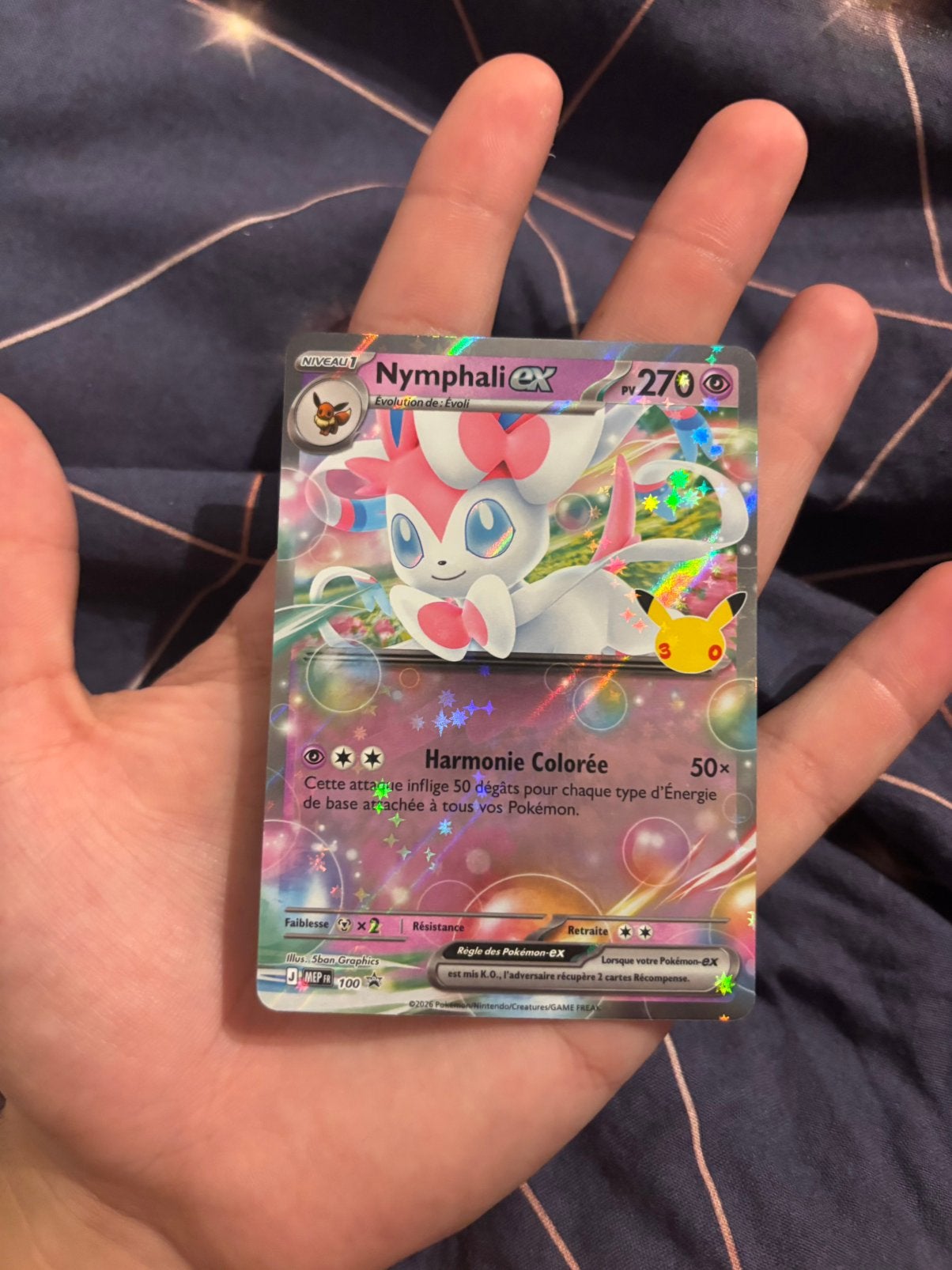 Carte pokemon Nymphali Ex, Enlèvement ou Envoi, Neuf, Cartes en vrac
