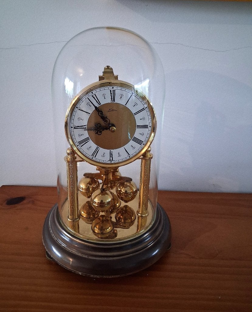 Kern 400 dagklok onder een bel - Works/Jaarklok, Antiek en Kunst, Ophalen