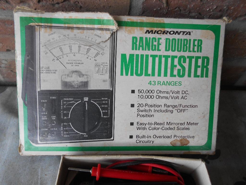 multimeter, Doe-het-zelf en Bouw, Meetapparatuur, Ophalen, Zo goed als nieuw, Multimeter