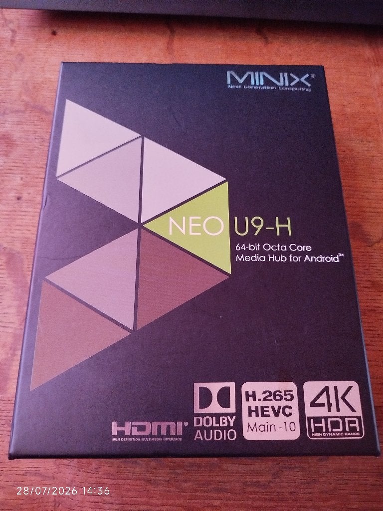 Minix Neo U9-H 64-bit OctaCore 4k HDR, Enlèvement, Comme neuf, HDMI, Moins de 500 GB