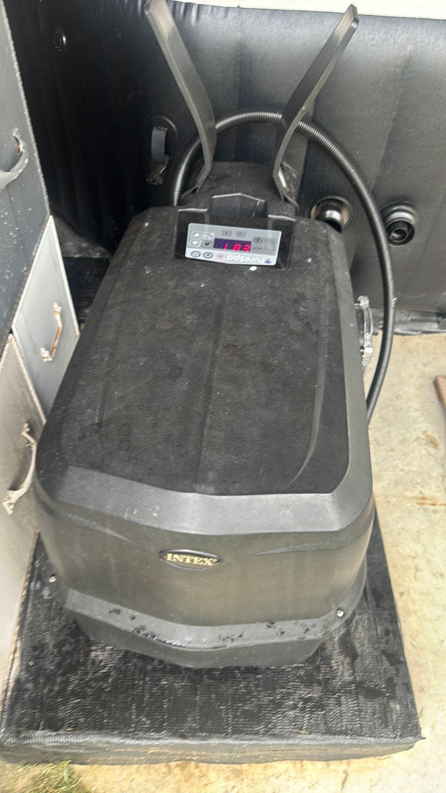 Intex purespa jaccuzi pomp octagon, Tuin en Terras, Ophalen, Zo goed als nieuw