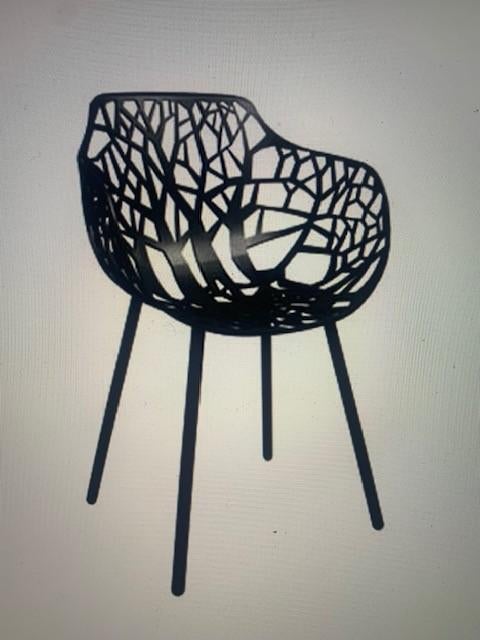 Ik ben op zoek naar 6 stoelen FAST FOREST ARMCHAIR BLACK, Ophalen, Zo goed als nieuw