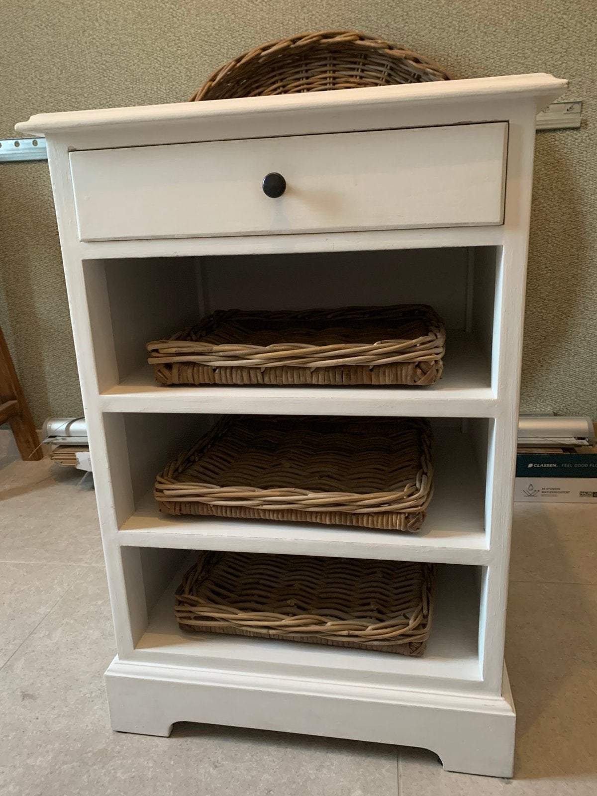 Riverdale kastje | rieten mandjes | gebroken wit, 70 cm ou plus, 45 à 65 cm, Comme neuf, Enlèvement