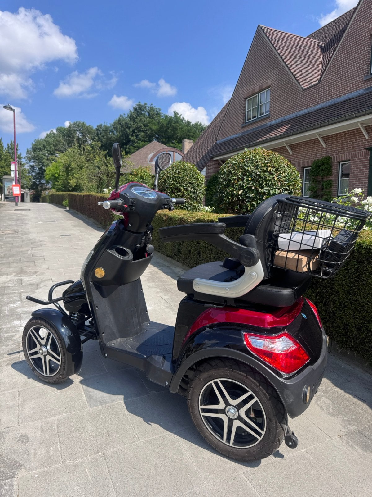 Splinternieuw Scootmobiel 25km/u invalide scooter, Ophalen of Verzenden, Inklapbaar, Zo goed als nieuw, Elektrische rolstoel