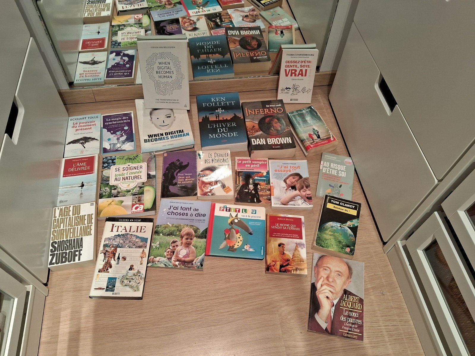 Livres a donner, Boeken, Ophalen