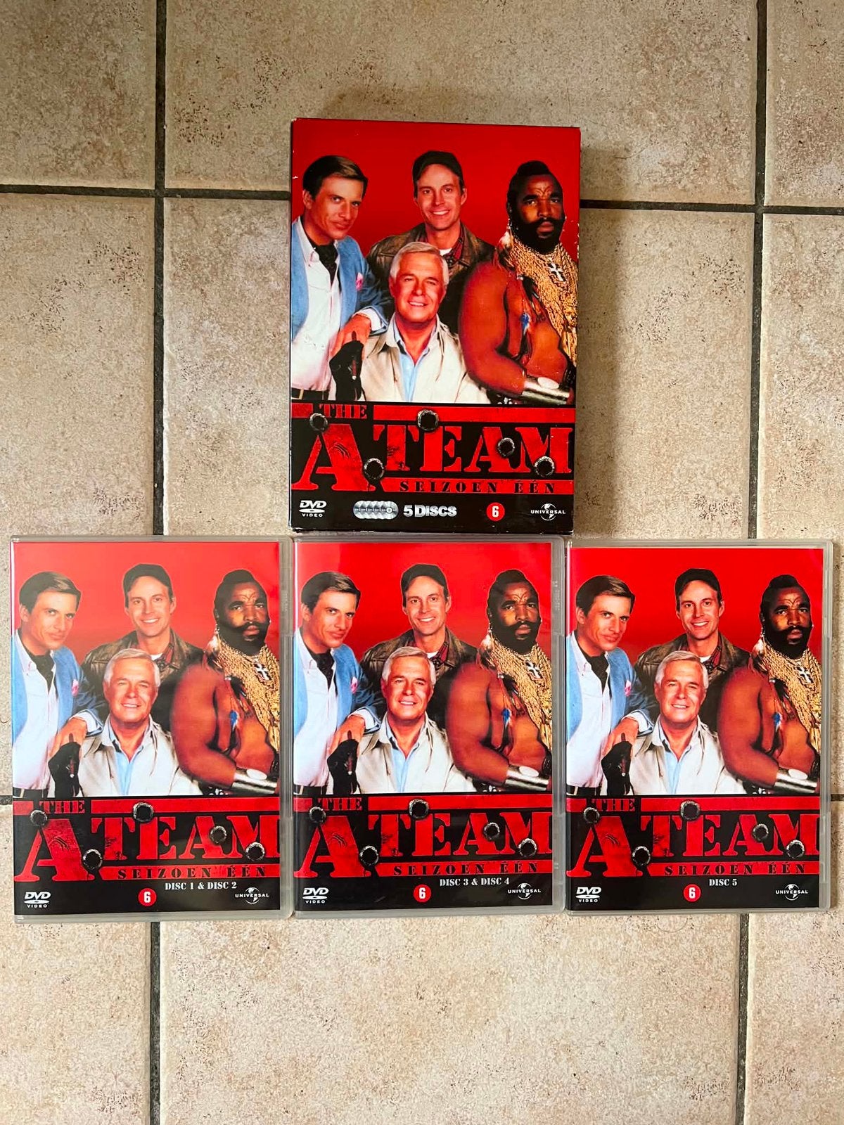 The A-team dvd’s seizoen 1, Ophalen of Verzenden, Zo goed als nieuw, Seizoen 1