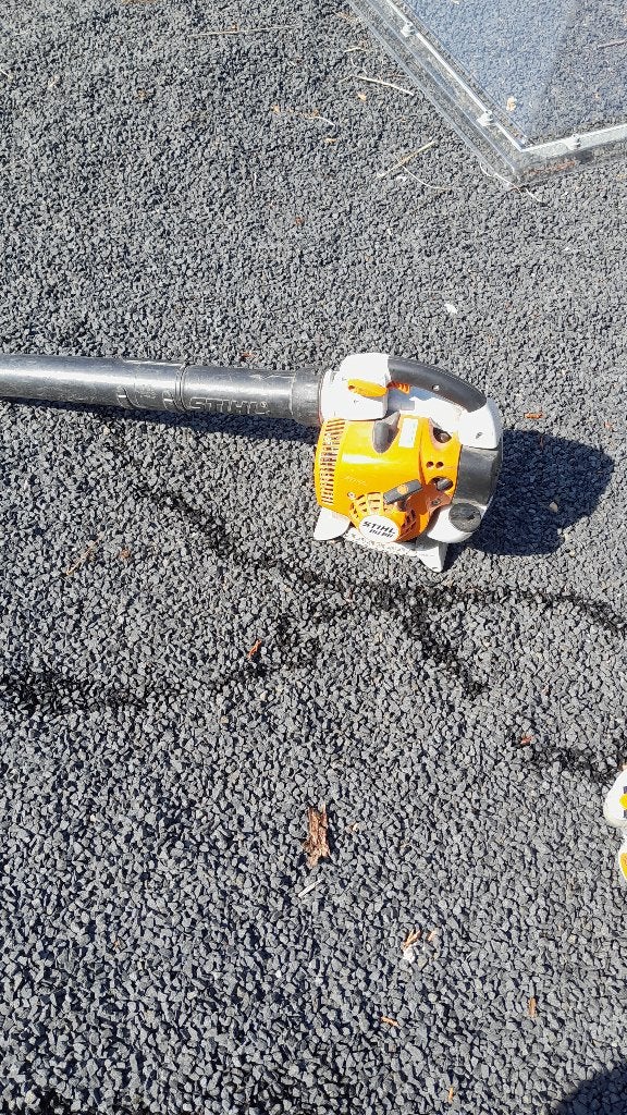 stihl bg 86 bladblazer, Tuin en Terras, Ophalen, Gebruikt, Handgedragen, STHL