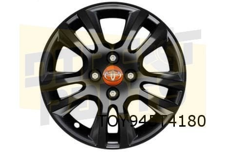 Toyota Aygo velg Aluminium 15'' dubbele 5-spaaks hoogglans z, -, Verzenden, -, Nieuw