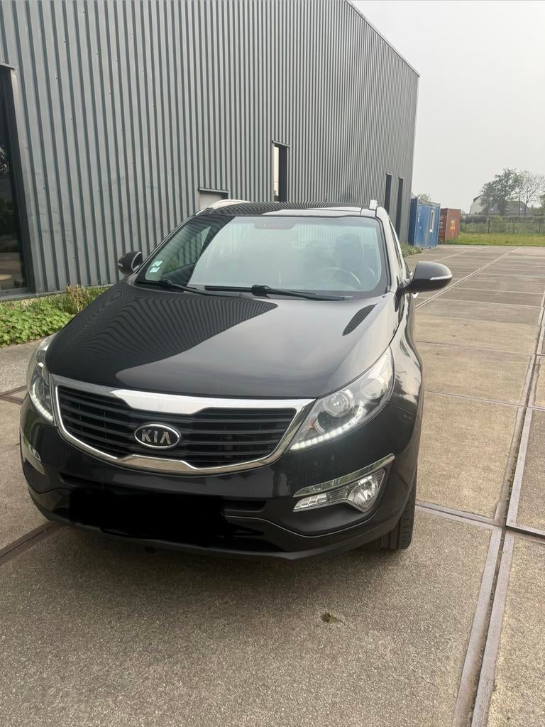 Mooie kia sportage, Auto's, Kia, Euro 5, Zwart, Zwart, Leder