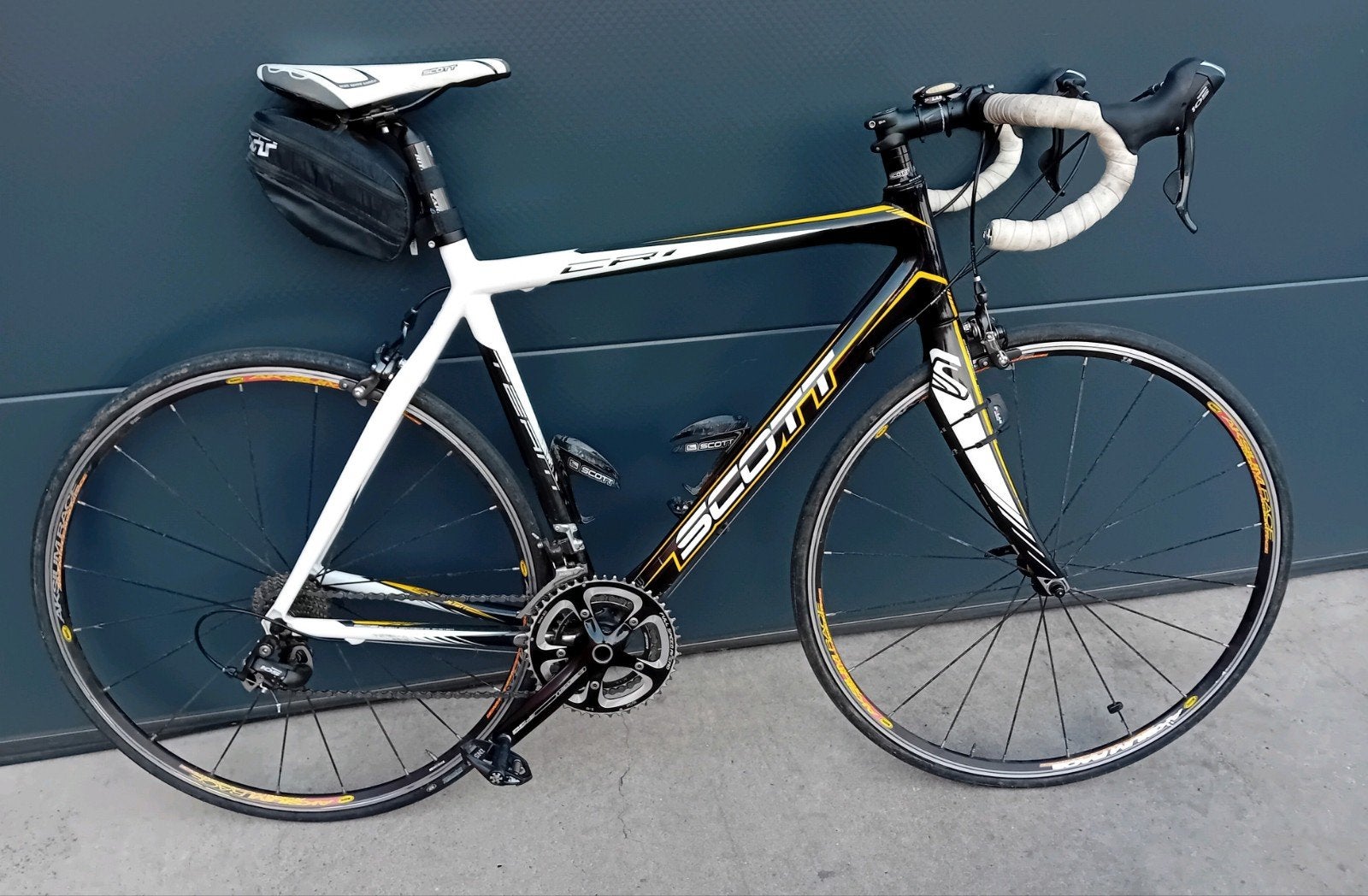 Koersfiets carbon Scott 28inch 20speed maat55 Shimano 105 🚴, Autres marques, Frein sur jante, Comme neuf, Enlèvement
