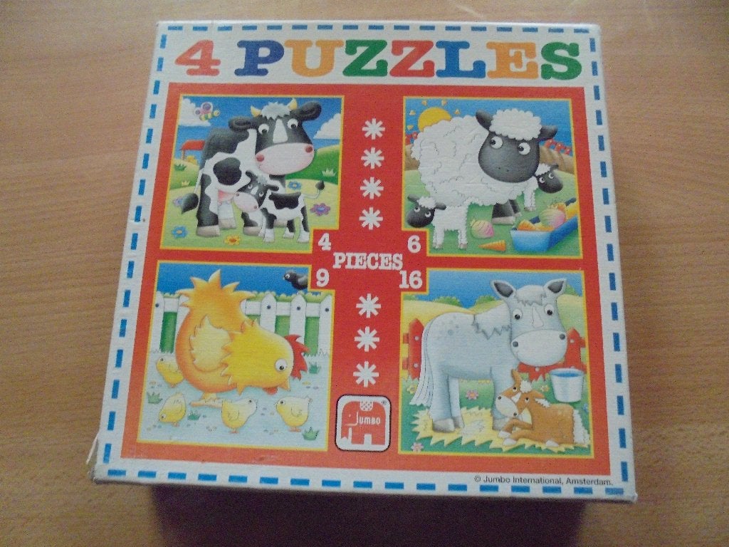 2 kinderpuzzels, Ophalen of Verzenden, Zo goed als nieuw