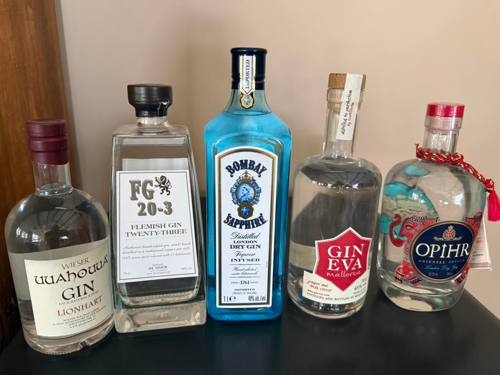 Gin - verschillende flessen, Verzamelen, Wijnen, Nieuw, Ophalen of Verzenden
