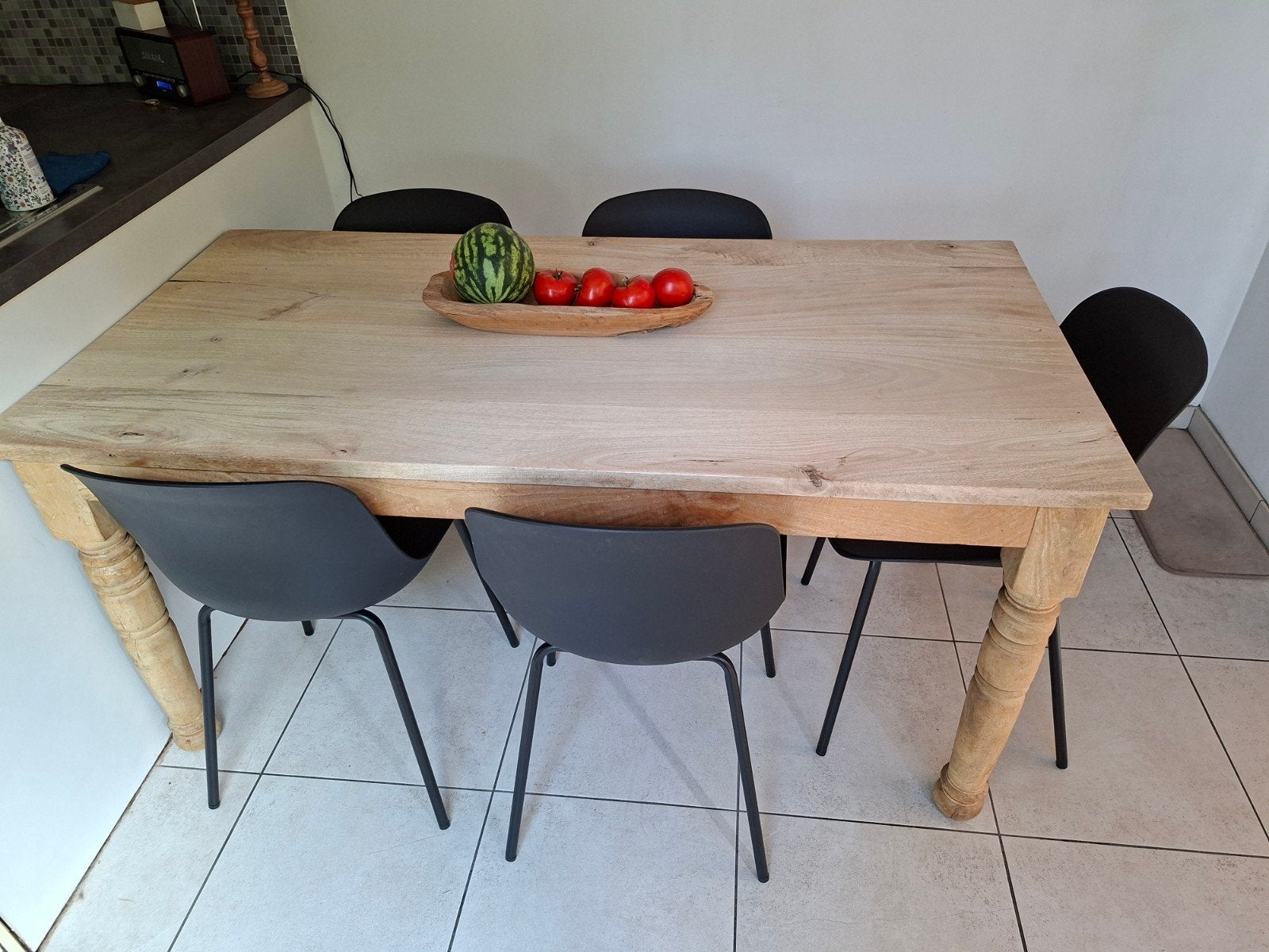 Keukentafel met 5 stoelen, Huis en Inrichting, Ophalen