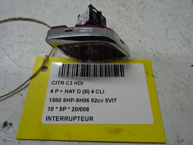 COMMUTATEUR Citroën C3 (SC) (96669616KR00), Utilisé, Citroën