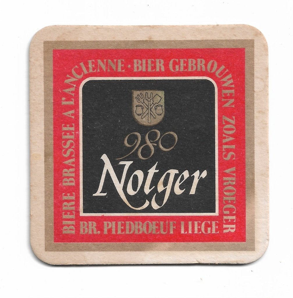 SB Notger recto verso, Enlèvement ou Envoi, Comme neuf, Sous-bock, Jupiler