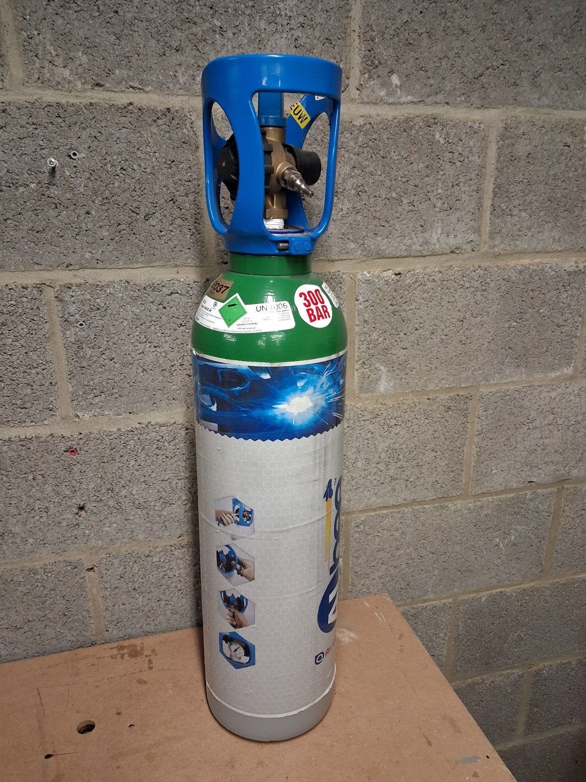 Bouteille Albee s11 argon, Enlèvement