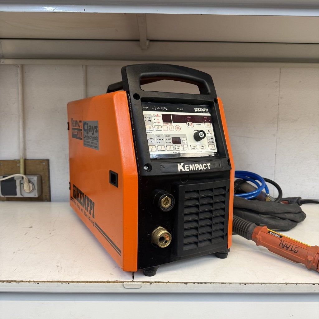 Gebruikte Kemppi Kempact 3000 Pulse Mig Laspost Halfautomaat, Enlèvement ou Envoi, Comme neuf, 250 ampères, CO2